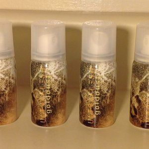 4 Fusion Beauty ULTRAFLESH Gold Dust Flash Face Spray ~ 1.4 oz. each HTF